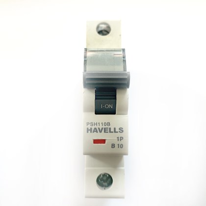 Havells PowerSafe PSH110B B10 10A 10 Amp MCB Circuit Breaker Type B